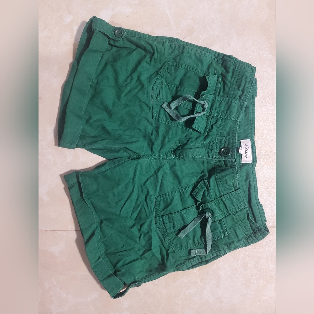 Green Etam shorts